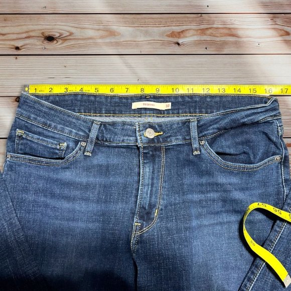 Levi's 711 Skinny Jeans Blue Waist 32 - Picture 6 of 10